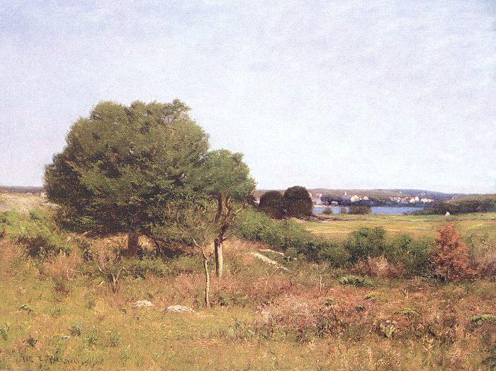 Picknell, William Lamb View from a Meadow Sweden oil painting art